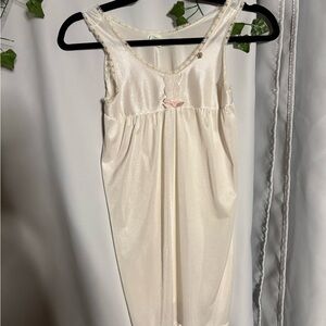 Elegant Cream Nightgown